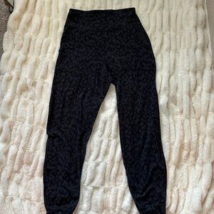 Black Leopard Lululemon Joggers
